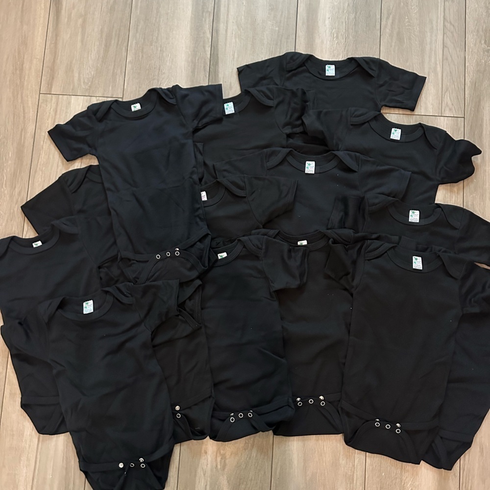 Black onesies brand new never used